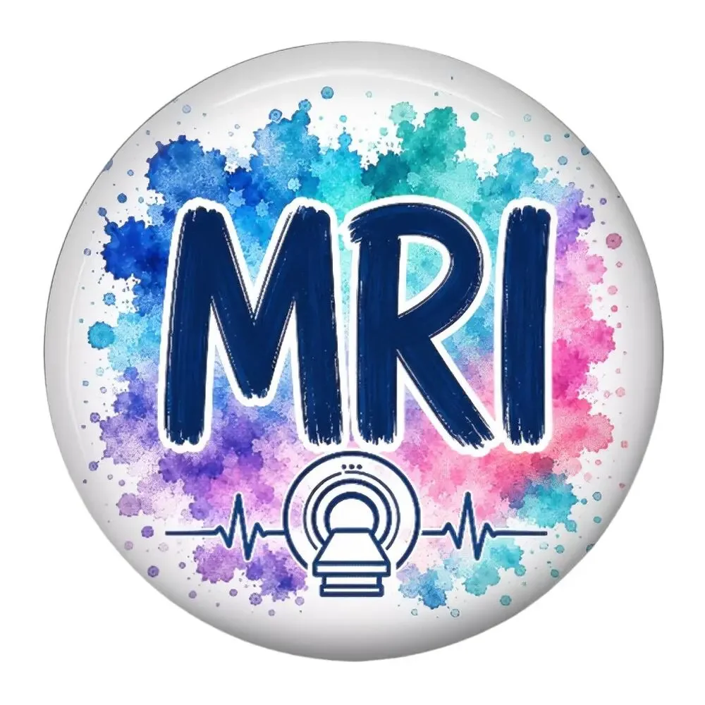 MRI Badge Reel & Topper MRI Technologist Radiology Tech Imaging Gift